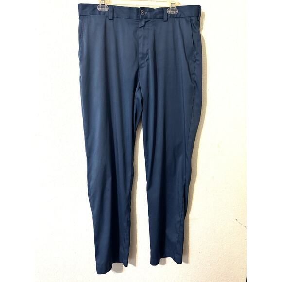 Brooks Brothers Men's Tech Performance Pants Blue W36 L32 - Picture 1 of 10